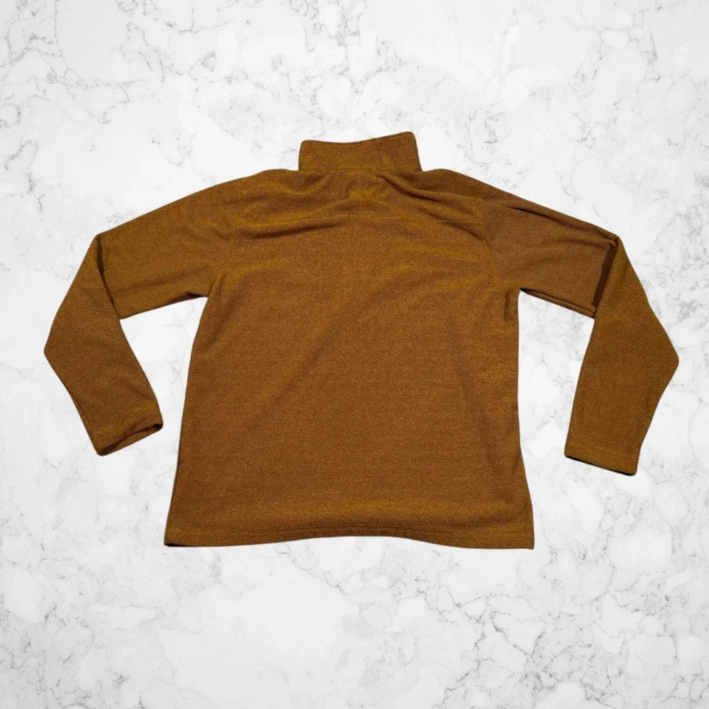 The North‎ Face Mens Quarter Zip Fleece Pullover Brown NF0A3YR1VC7 XL